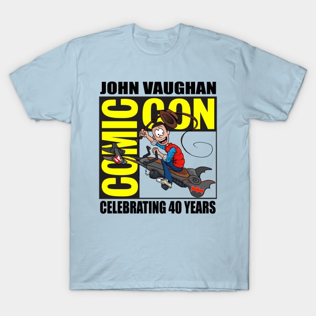 John Vaughan Comic Con T-Shirt by Fitzufilms